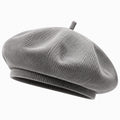Basco taglia unica in tessuto a coste grigio - cappello casual