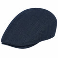 Coppola piatta in denim blu scuro - taglia unica stile casual