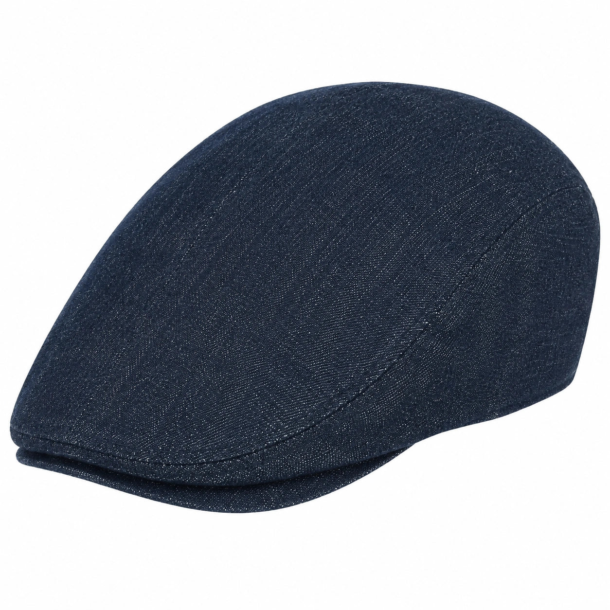 Coppola piatta in denim blu scuro - taglia unica stile casual